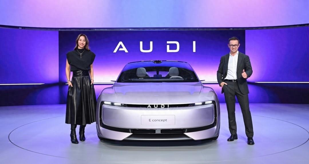 百公里加速3.6 s！奧迪全新品牌AUDI E概念車在廣州車展對(duì)外亮相